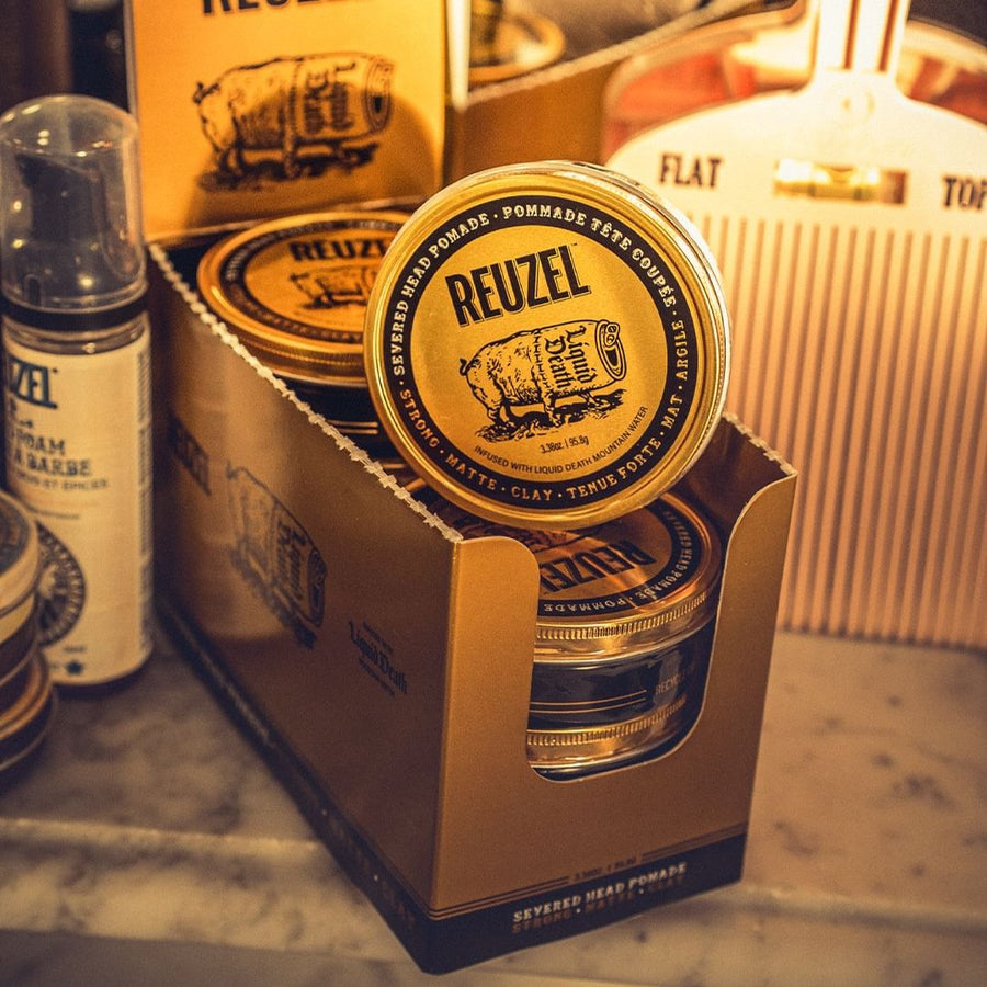 REUZEL SEVERED CLAY POMADE 3.38OZ / 95.8 GR