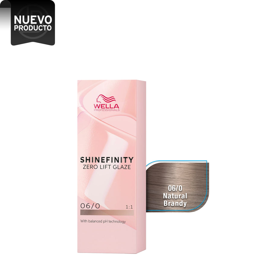 WELLA SHINEFINITY NATURAL 06/0 NATURAL BRANDY, 60 ML