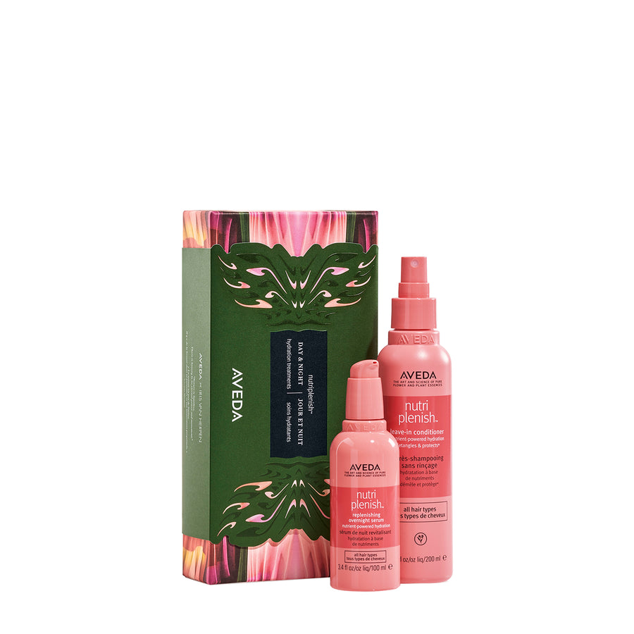 AVEDA NUTRIPLENISH HYDRATING TREATMENTS HOLIDAY SET DAY & NIGHT