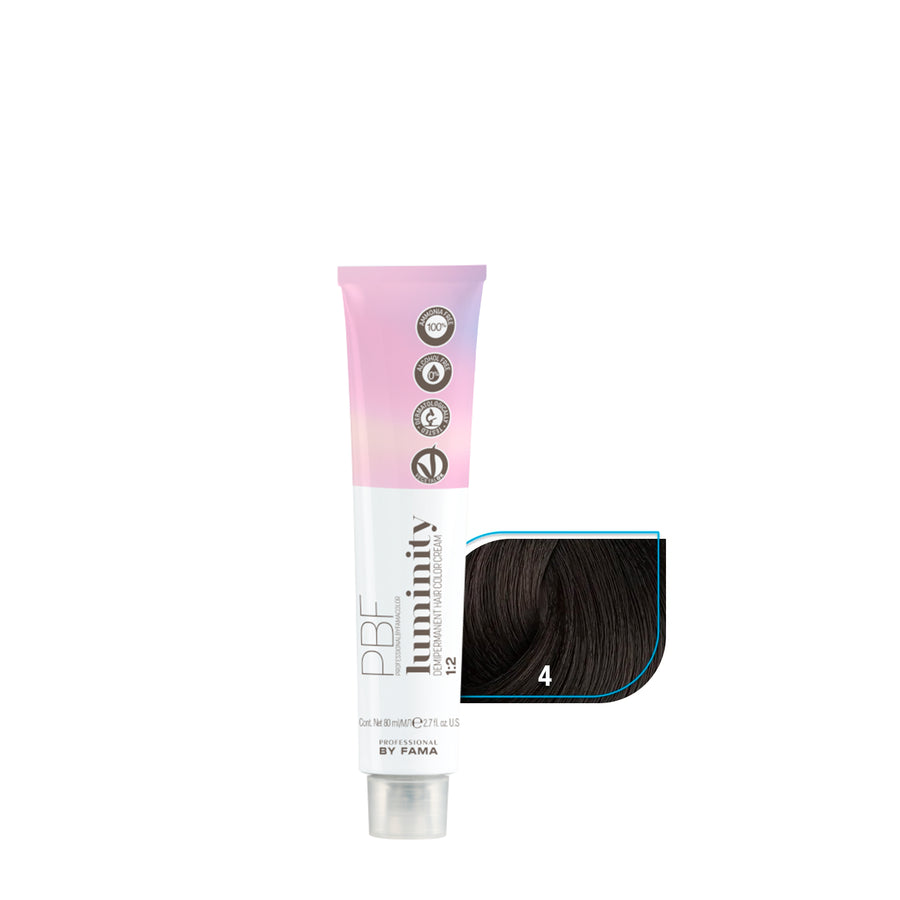by fama tinte semi permanente color luminity tinte #4 beauty art mexico