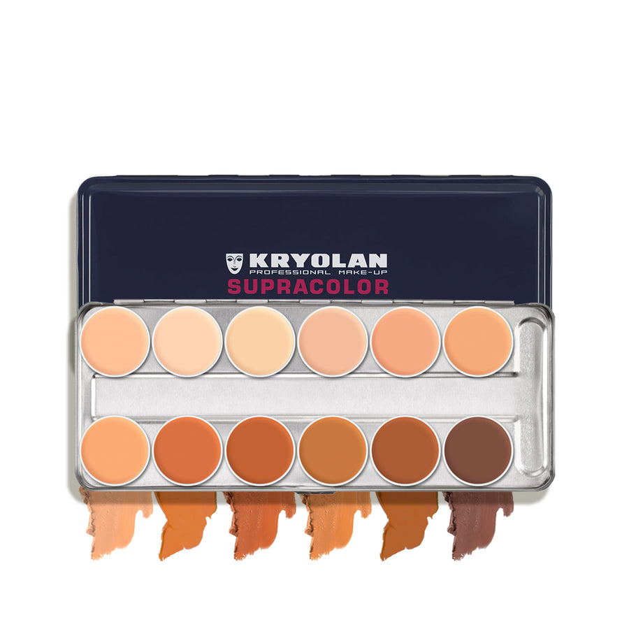 KRYOLAN SUPRACOLOR PALETA 12 TONOS TT, 40 ML