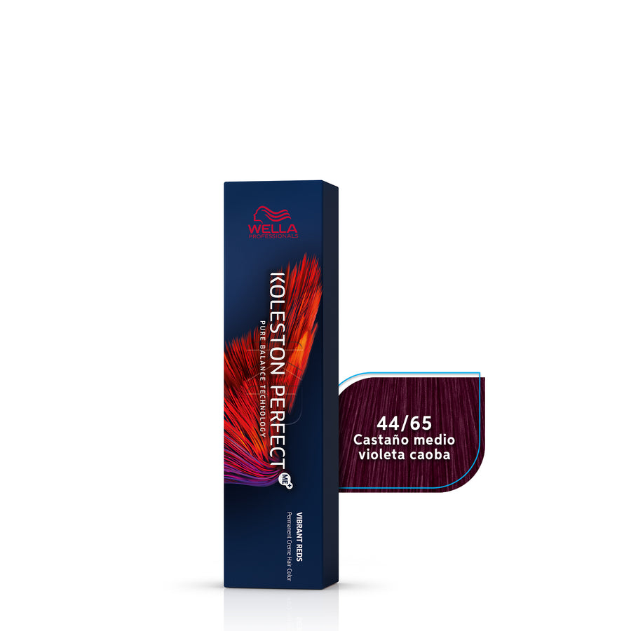 WELLA KOLESTON PERFECT 44/65 CASTAÑO MEDIO VIOLETA CAOBA, 60 ML