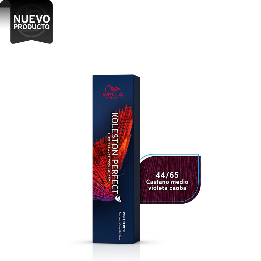 WELLA KOLESTON PERFECT 44/65 CASTAÑO MEDIO VIOLETA CAOBA, 60 ML