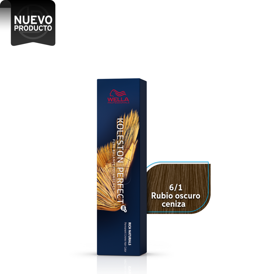 WELLA KOLESTON PERFECT 6/1 RUBIO OSCURO CENIZA, 60 ML