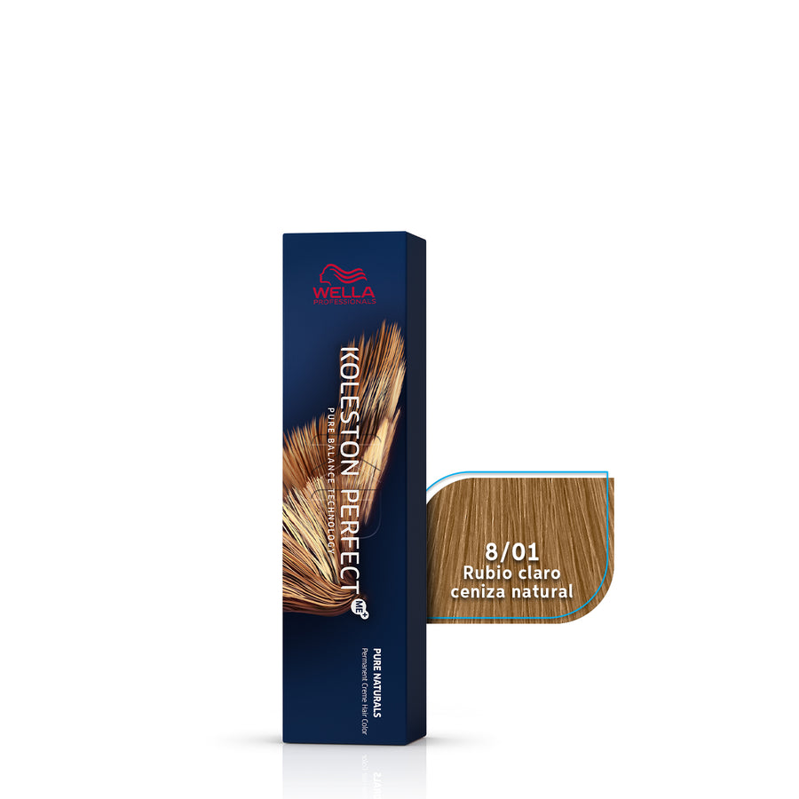 WELLA KOLESTON PERFECT 8/01 RUBIO CLARO CENIZA NATURAL, 60 ML