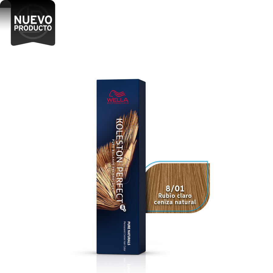 WELLA KOLESTON PERFECT 8/01 RUBIO CLARO CENIZA NATURAL, 60 ML