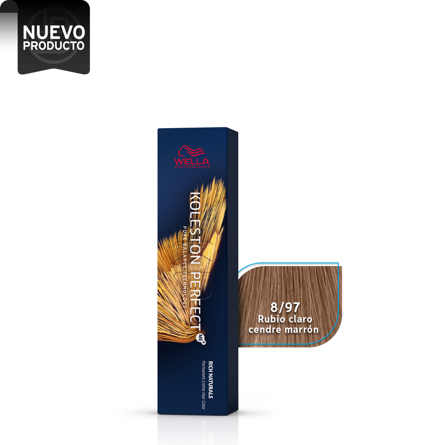 WELLA KOLESTON PERFECT 8/97 RUBIO CLARO CENDRE MARRÓN, 60 ML