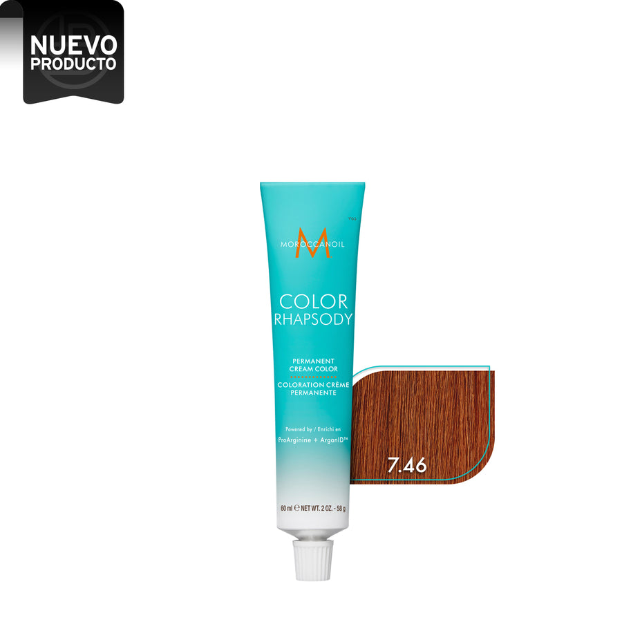 MOROCCANOIL RHAPSODY  7CR - 7.46 MEDIUM COPPER RB, 60 ML