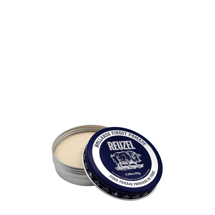 REUZEL FIBER POMADE - 3.38 OZ / 95 GR - FIJ FIRME - BRILLO BAJO