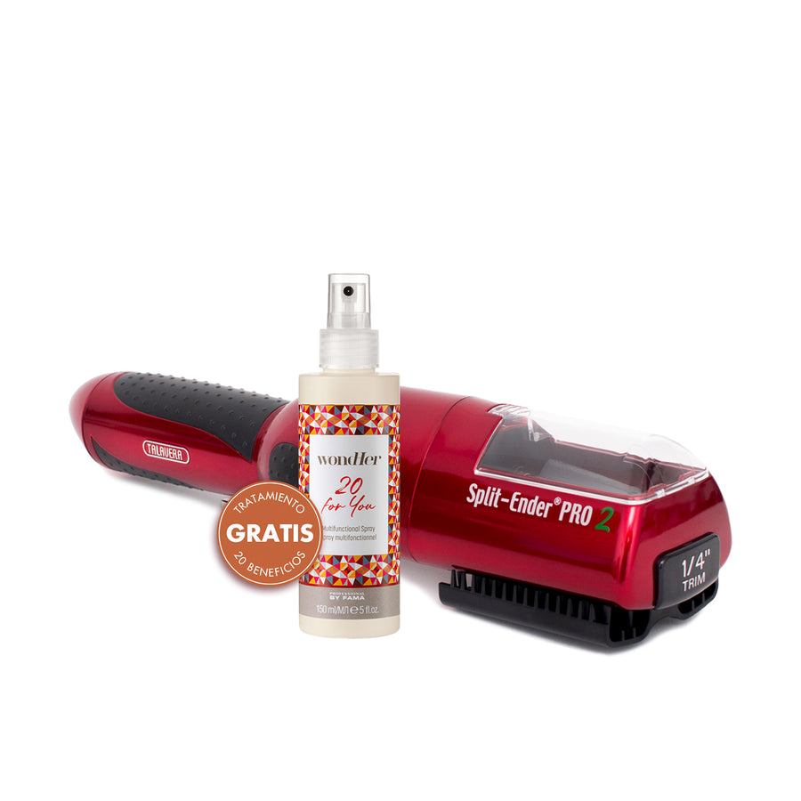 SPLIT ENDER PRO 2 RED + TRATAMIENTO SIN ENJUAGUE, 120ML