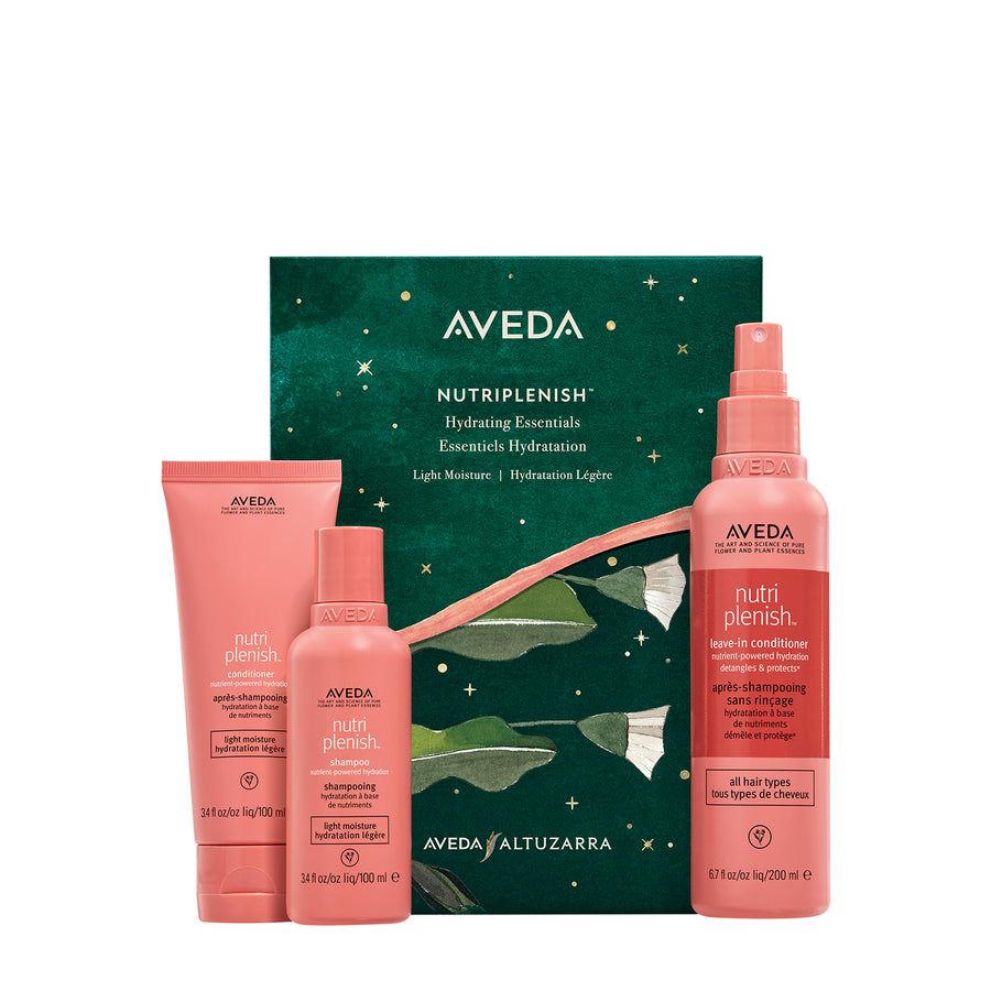 AVEDA NUTRIPLENISH HYDRATING ESSENTIALS: LIGHT MOISTURE HOLIDAY SET 2024