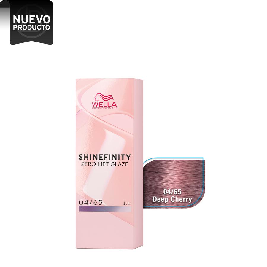 wella shinefinity 04/65 castaño medio violeta caoba beauty art mexico