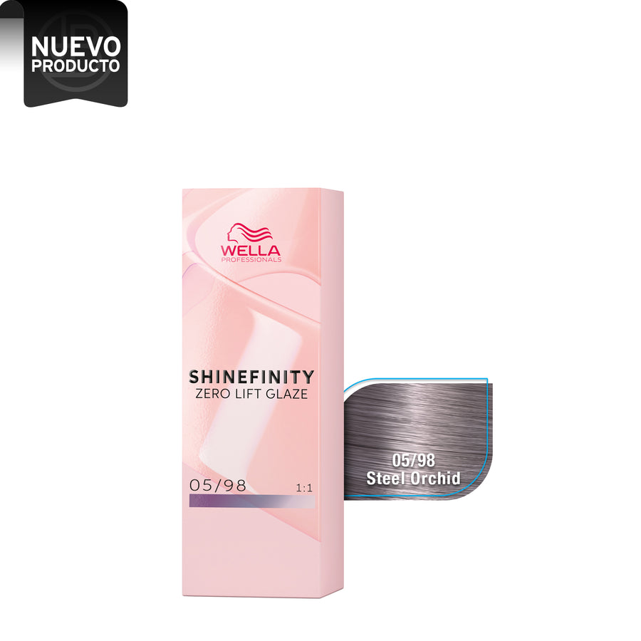 wella shinefinity 05/98 castaño claro cendre perla beauty art mexico