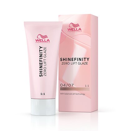 WELLA SHINEFINITY 04/07 CASTAÑO MEDIO MARRÓN, 60 ML