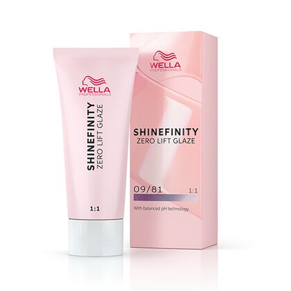 WELLA SHINEFINITY 09/81 RUBIO EXTRA CLARO PERLA CENIZA, 60 ML