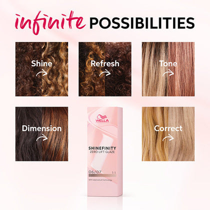 WELLA SHINEFINITY 05/43 CASTAÑO CLARO ROJO, 60 ML