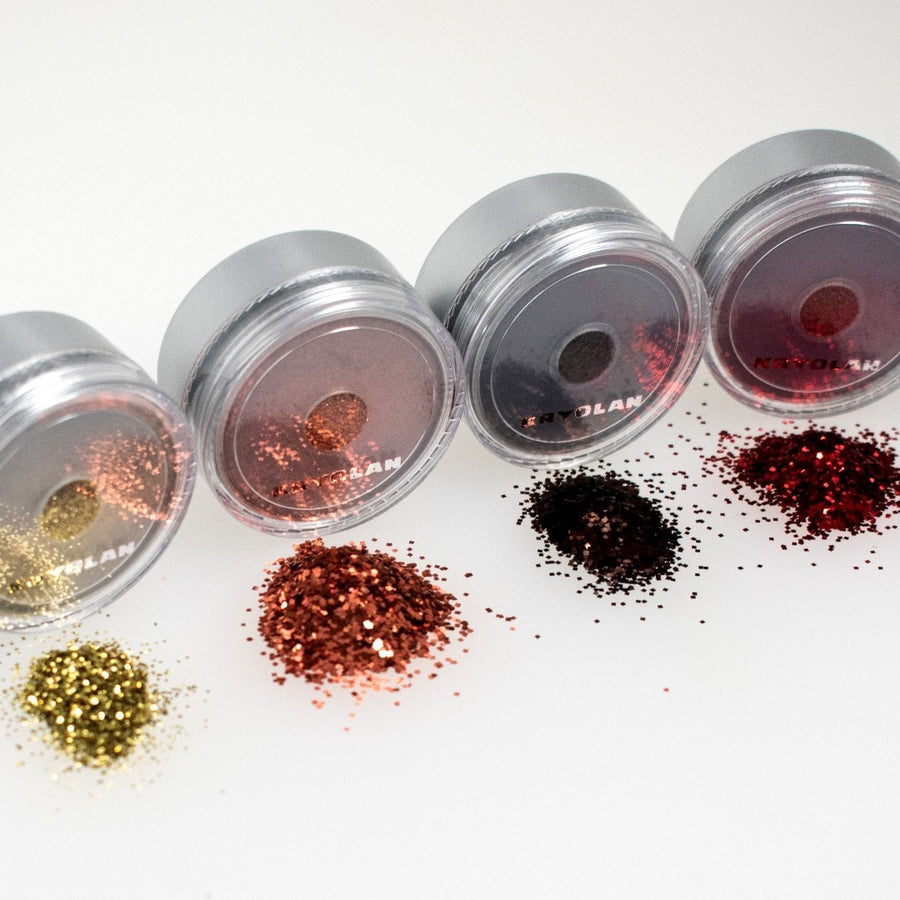 KRYOLAN POLYESTER GLIMMER - BLACK, 4 GR