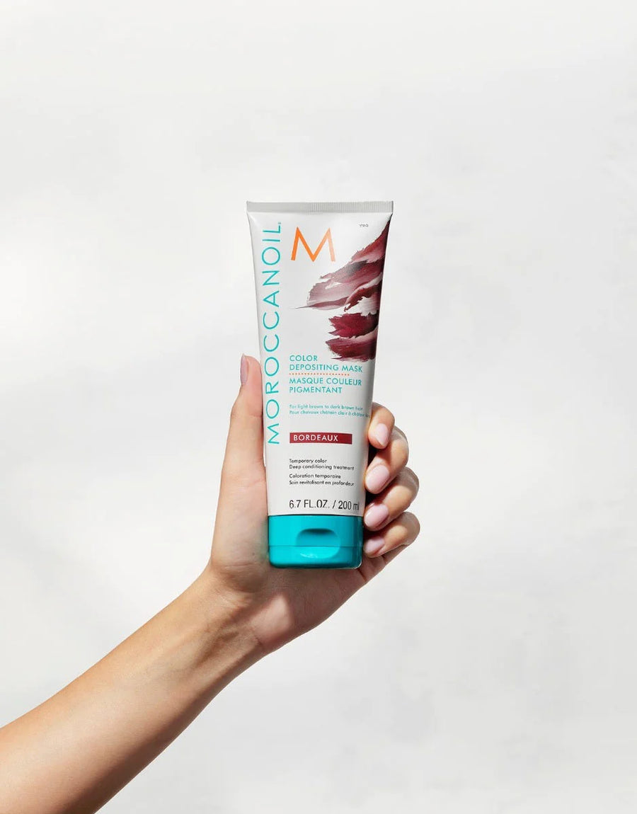 MOROCCANOIL MASCARILLA CON COLOR BURDEOS, 200 ML