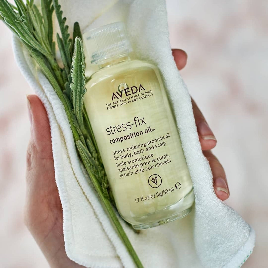 aveda stress fix composition oil beauty art mexico