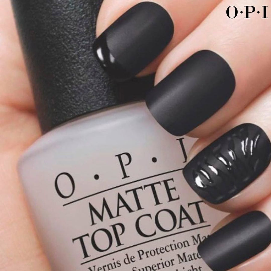 opi nail lacquer top coat matte beauty art mexico