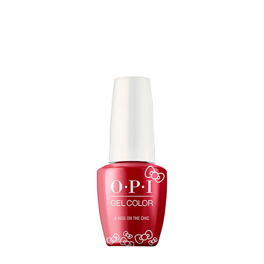 opi gel color a kiss on the chic hello kitty beauty art mexico