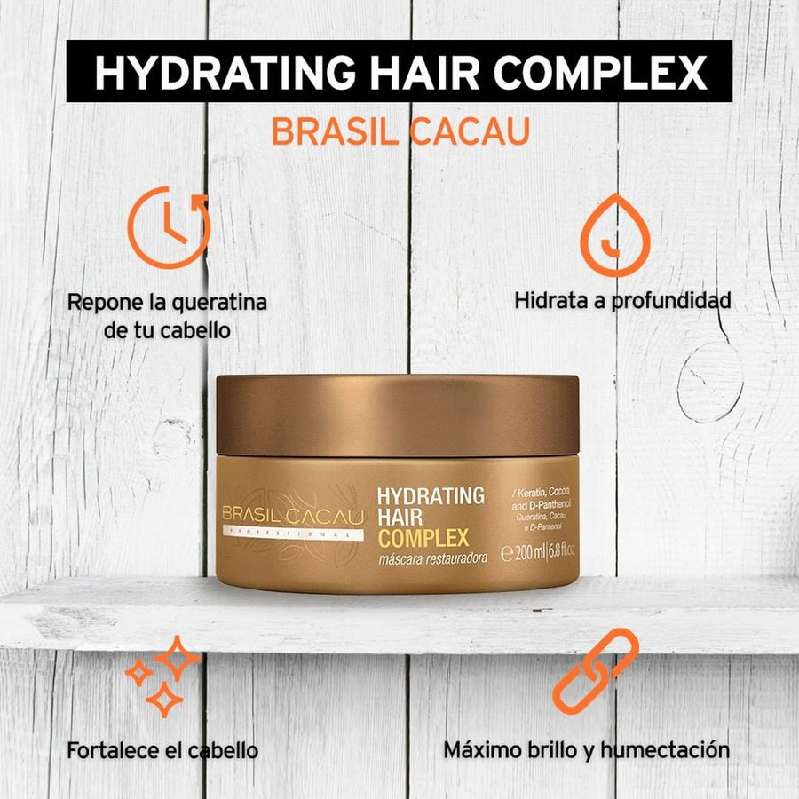 BRASIL CACAU HYDRATING HAIR COMPLEX, 200 ML