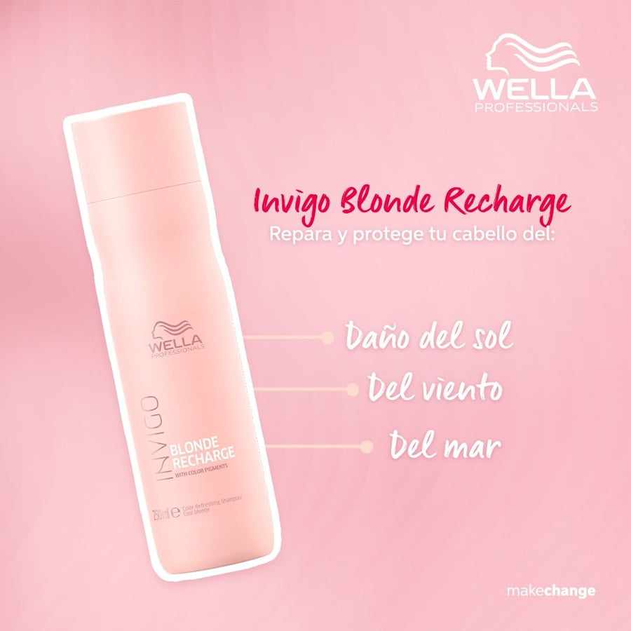 WELLA BLONDE RECHARGE SHAMPOO 250 ML