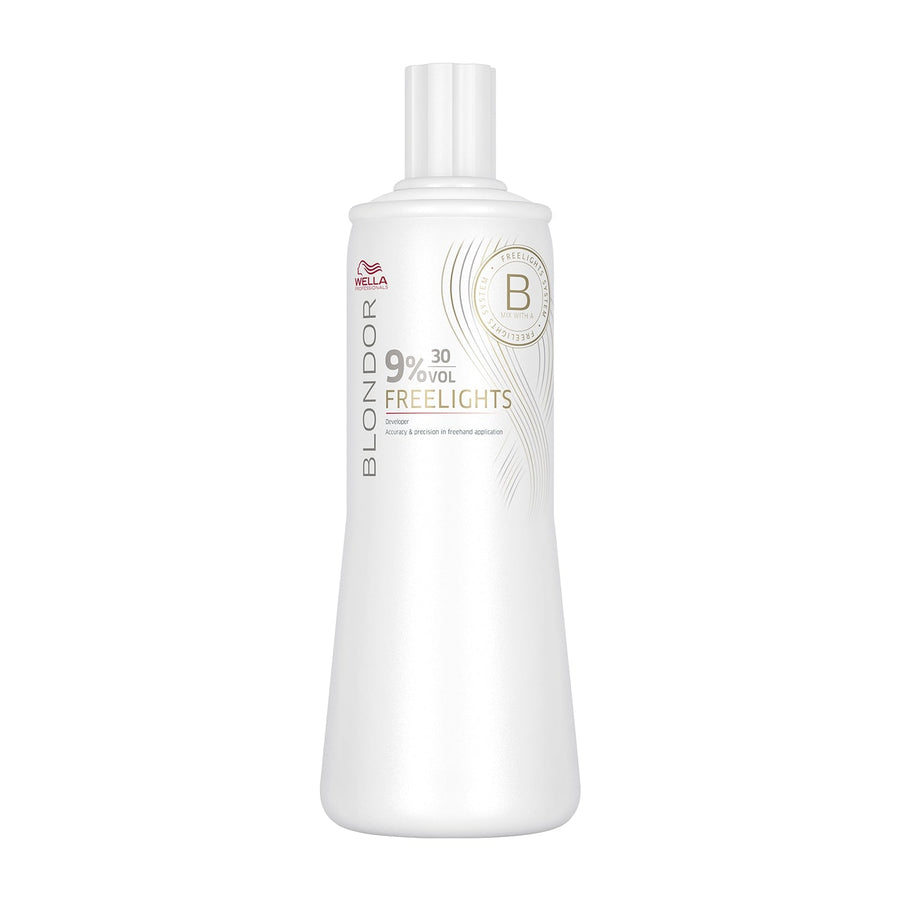 wella peroxido blondor revelador freelights 9% beauty art mexico