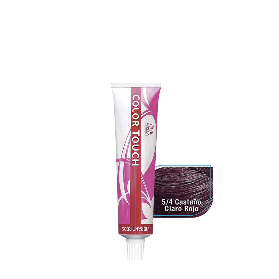 WELLA TINTE COLOR TOUCH Familia Vibrant Reds CT 60 ml. 5/4 CASTAÑO CLARO ROJO