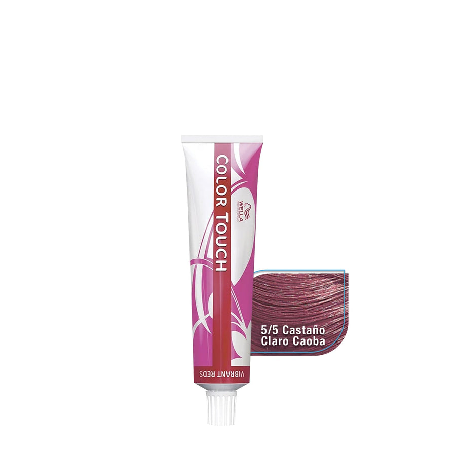 WELLA TINTE COLOR TOUCH Familia Vibrant Reds CT 60 ml. 5/5 CASTAÑO CLARO CAOBA