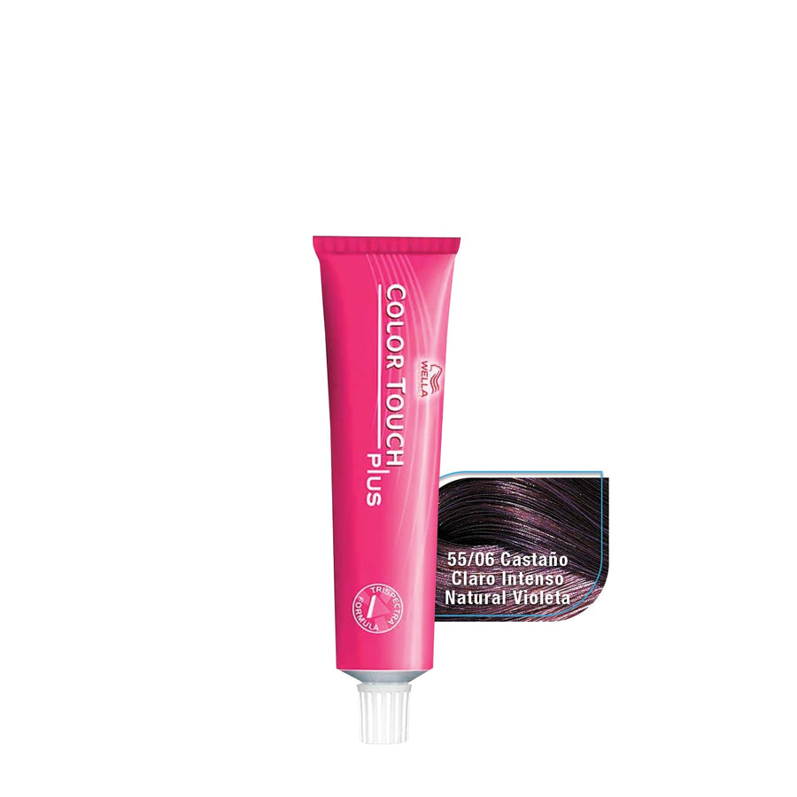 WELLA TINTE COLOR TOUCH PLUS CT PLUS 60 ML. 55/06 CASTAÑO CLARO INTENSO NATURAL VIOLETA