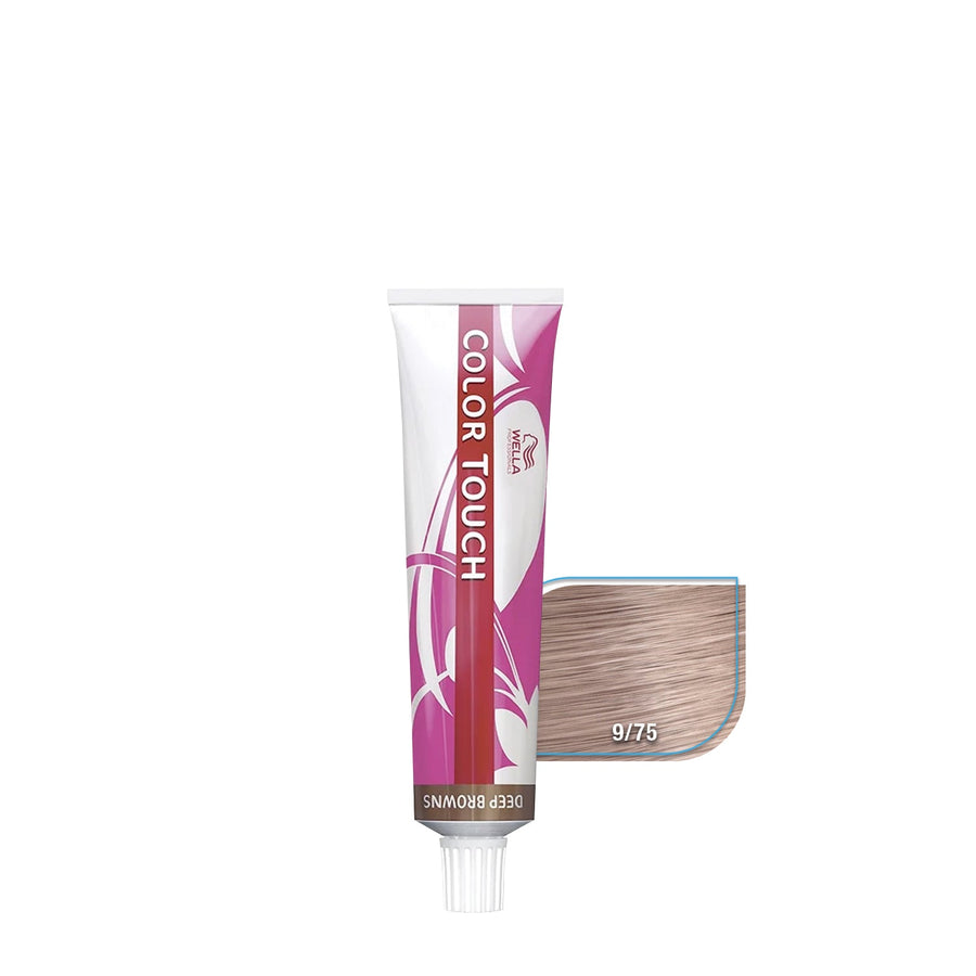 WELLA TINTE COLOR TOUCH FAMILIA DEEP BROWNS CT 60 ml. 9/75 RUBIO EXTRA CLARO MARRÓN CAOBA