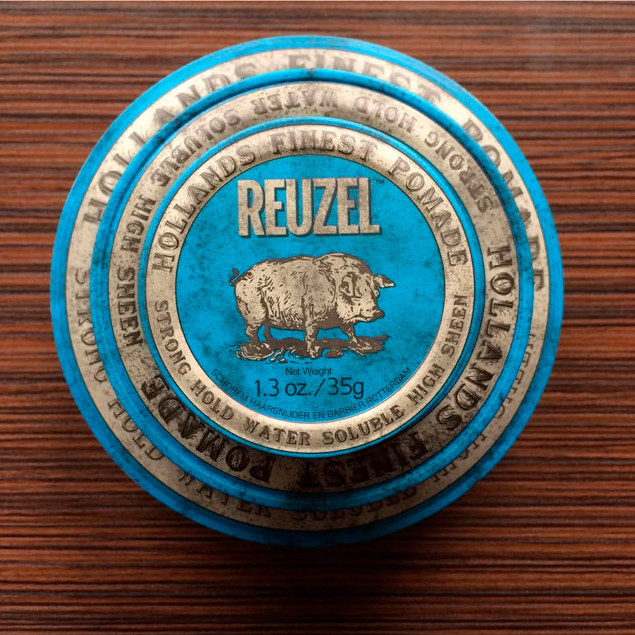 reuzel blue strong hold water soluble beauty art mexico