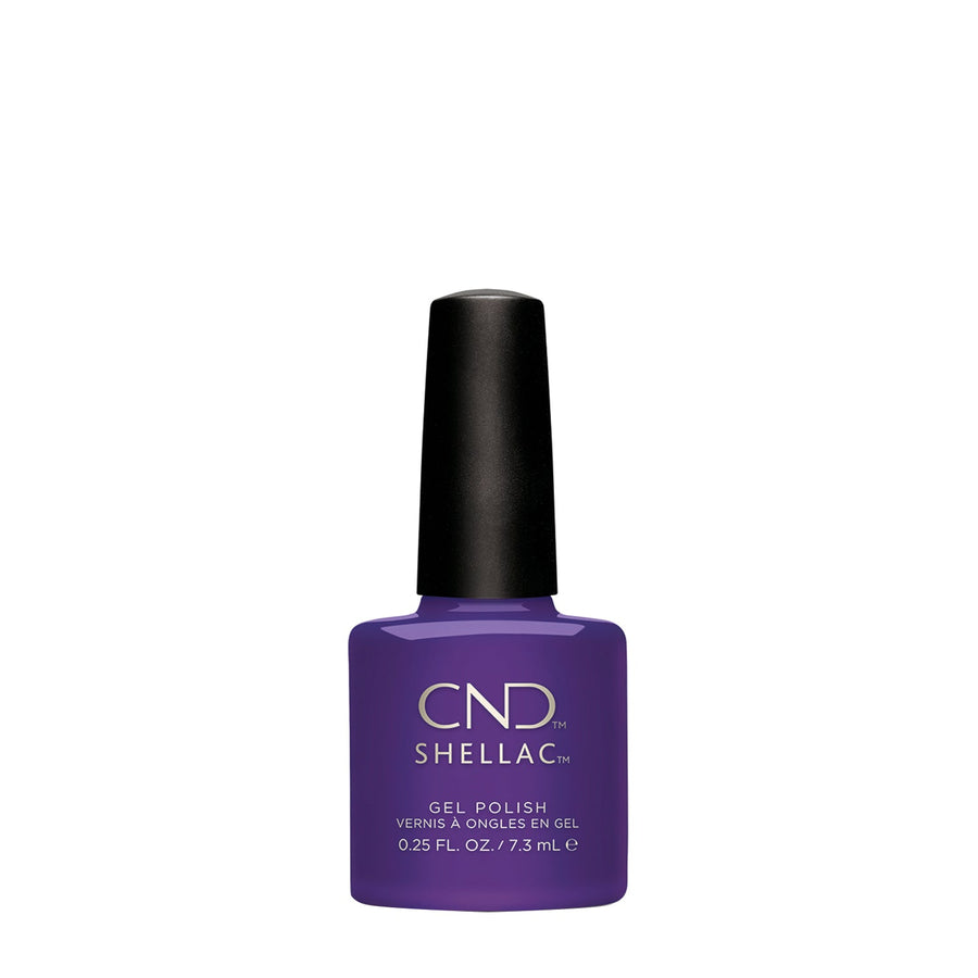 cnd shellac video violet beauty art mexico