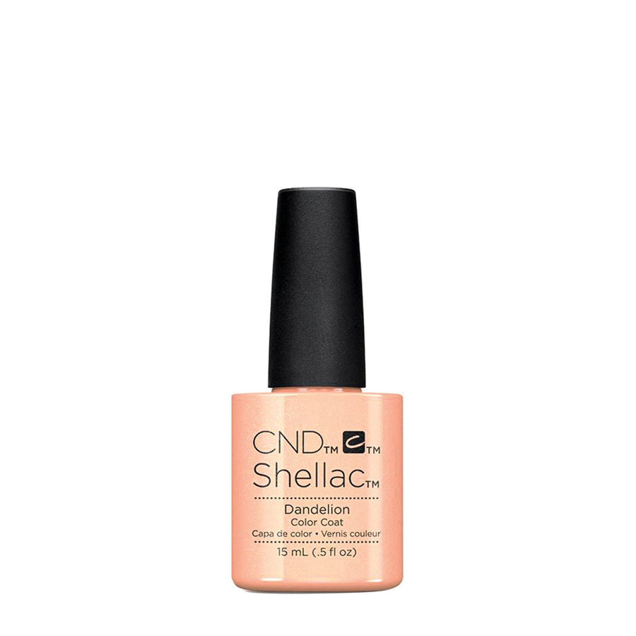 cnd shellac dandelion beauty art mexico