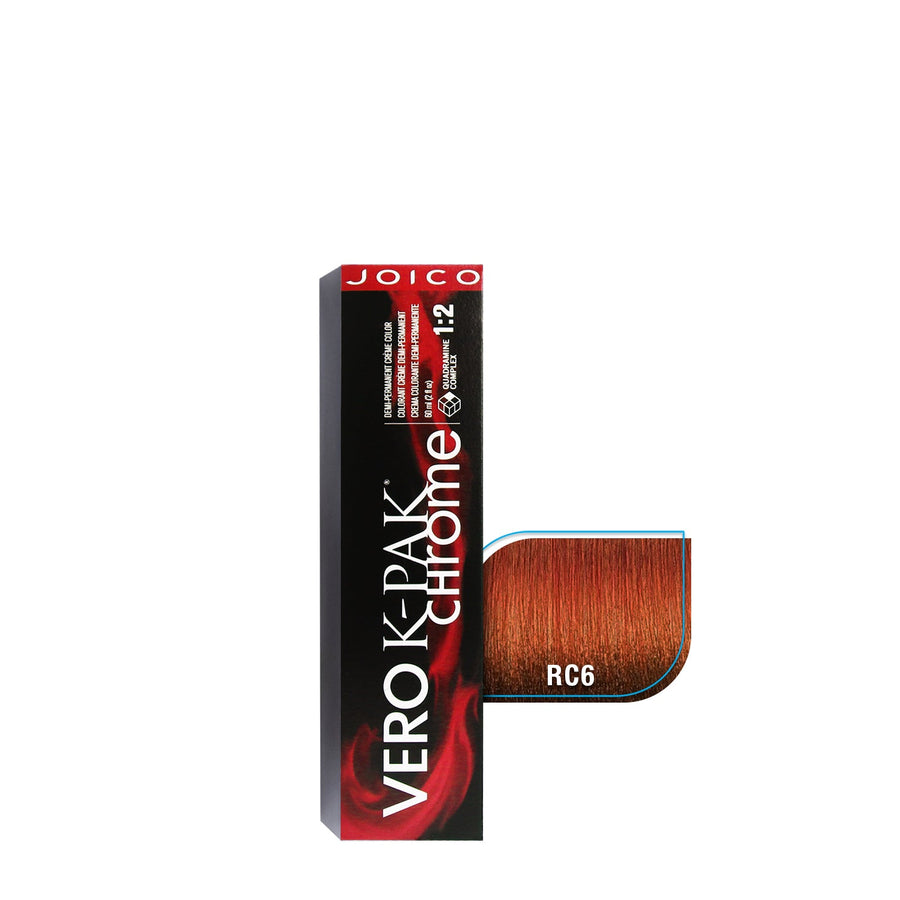 JOICO TINTE VERO K-PAK CHROME SERIE ROJO VEROCHROME K-PAK RC6, 60 ML