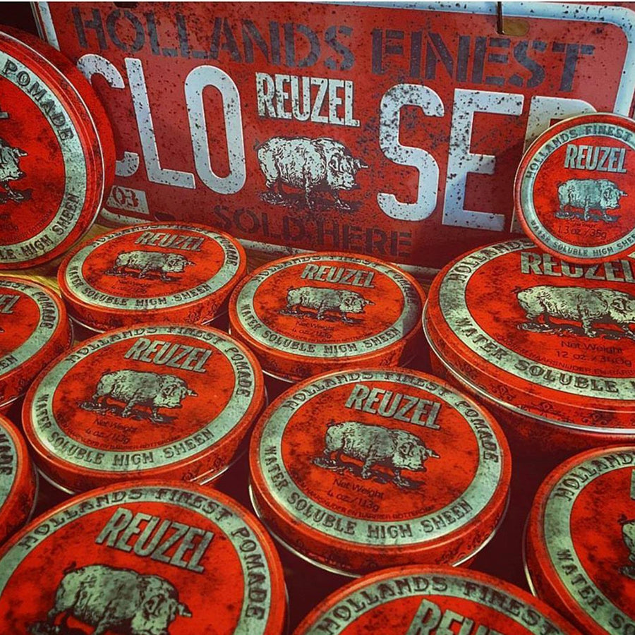 reuzel red pomade water soluble beauty art mexico