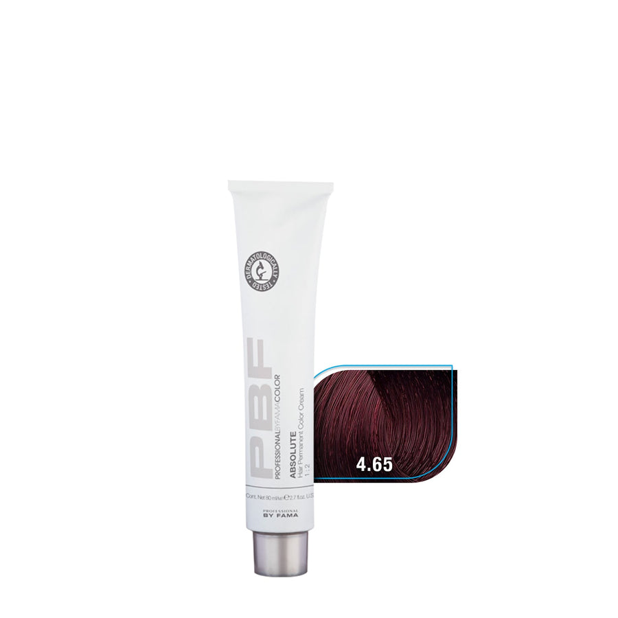 BY FAMA TINTE COLOR ABSOLUTE RED PBC TINTE 4.65, 80 ML