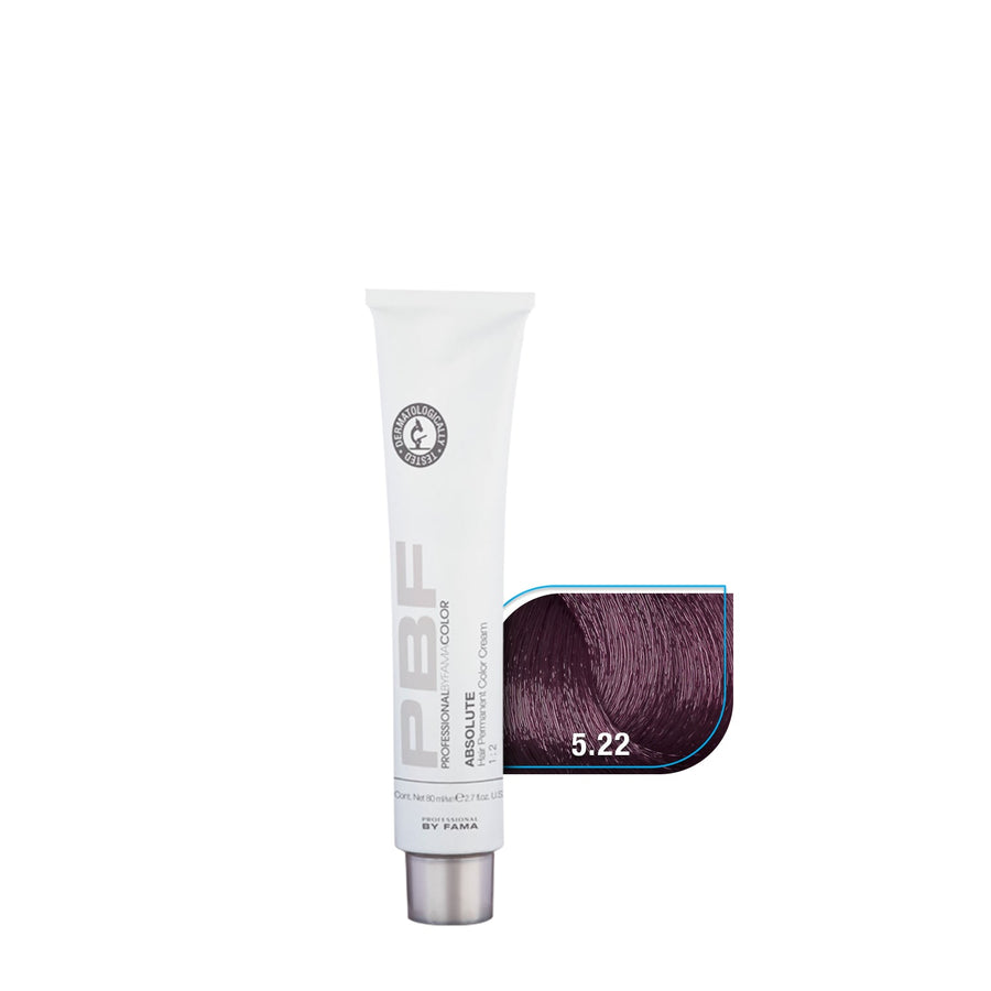 BY FAMA TINTE COLOR ABSOLUTE PURPLE RED PBC TINTE 5.22, 80 ML