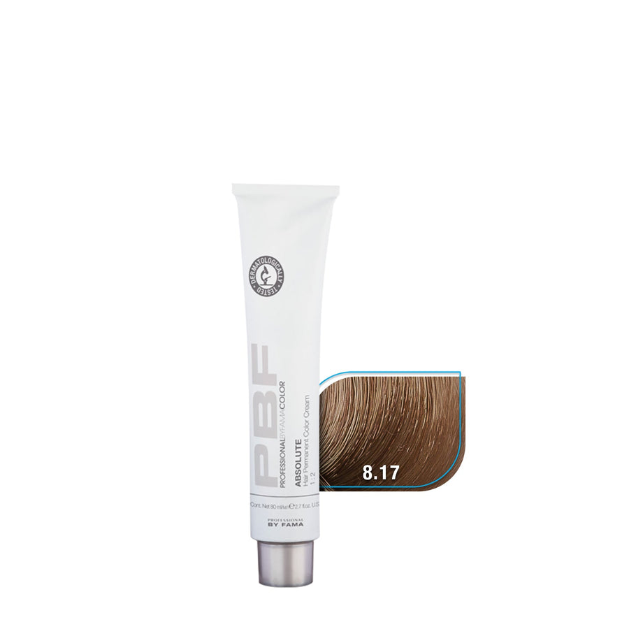 BY FAMA TINTE COLOR ABSOLUTE NATURALES CENIZOS PBC TINTE 8.17, 80 ML