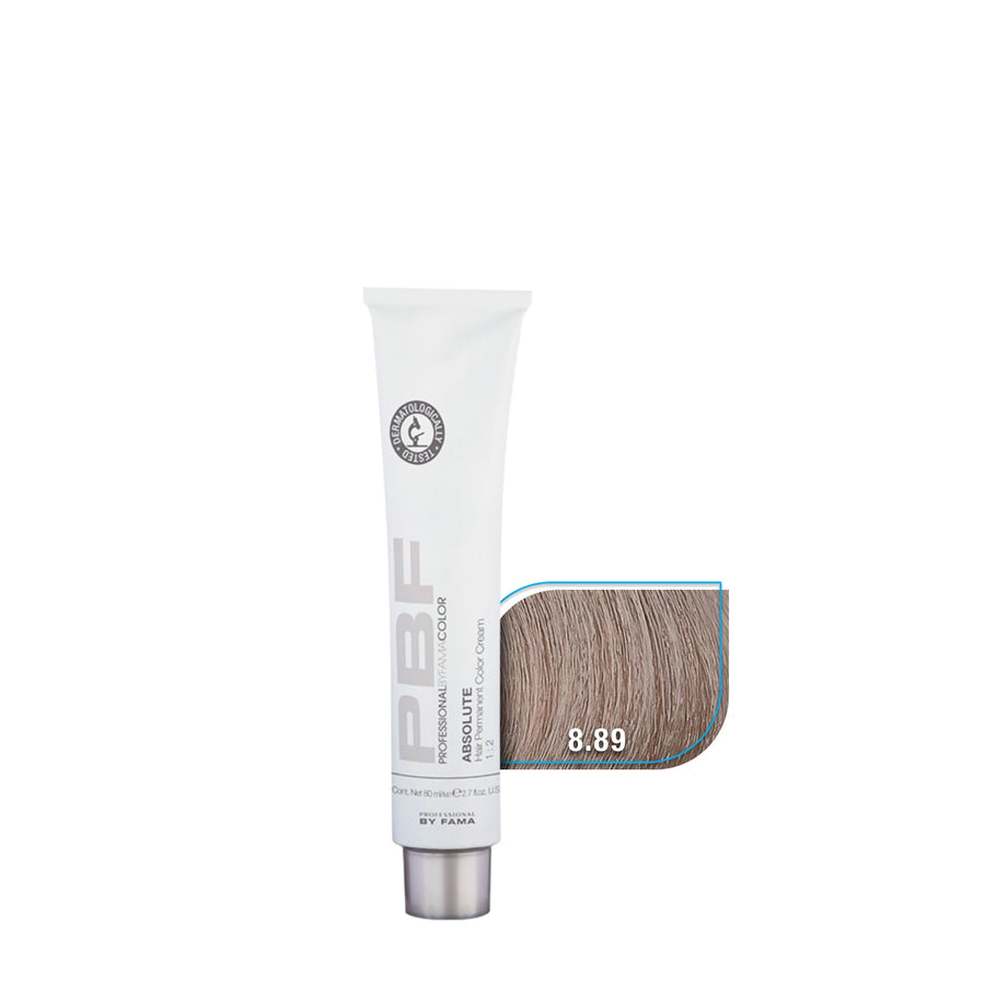 BY FAMA TINTE COLOR ABSOLUTE NATURALES CENIZOS PBC TINTE 8.89, 80 ML