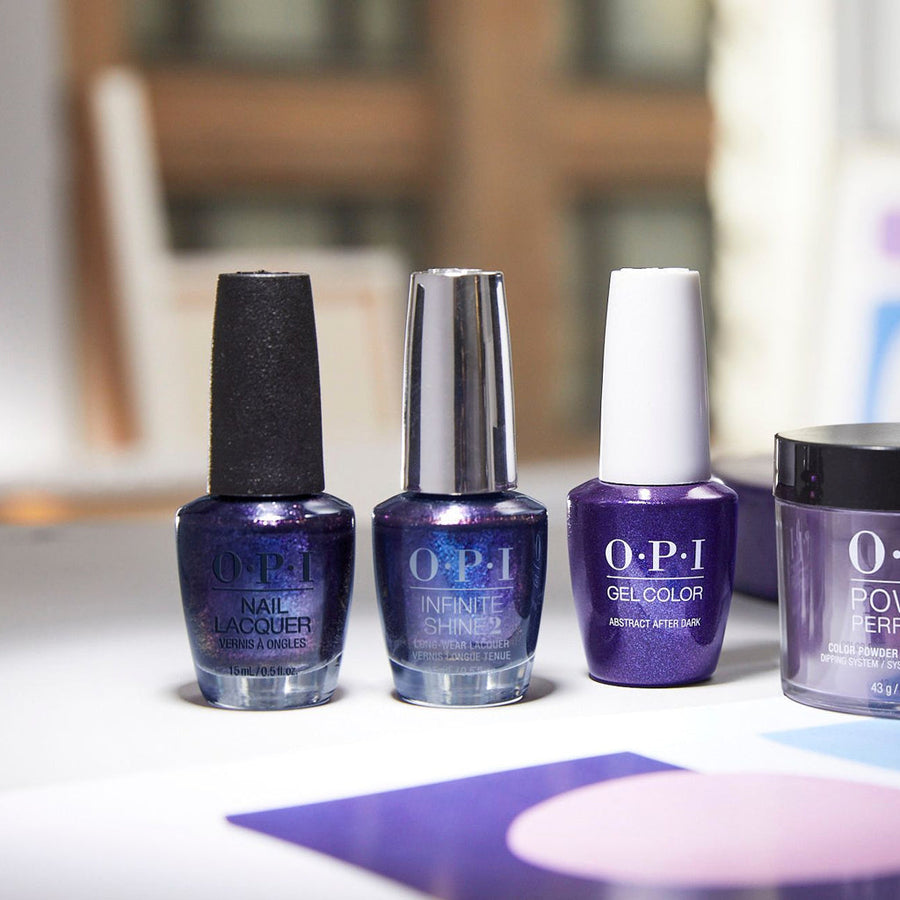 opi nail lacquer abstract after dark, 15 ml, beauty art méxico