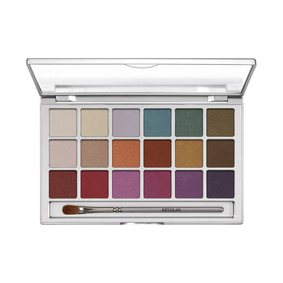 kryolan eyeshadow palette variety 15 col v1 interferenz beauty art mexico