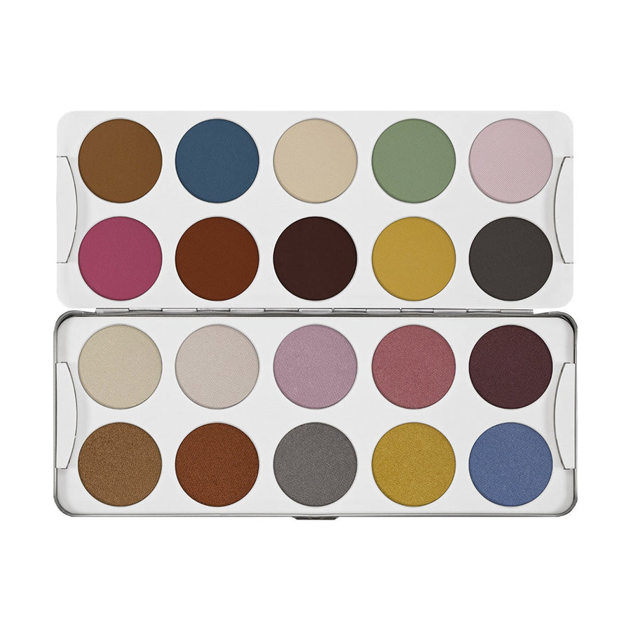 kryolan eye shadow palette 20 mattglanz beauty art mexico