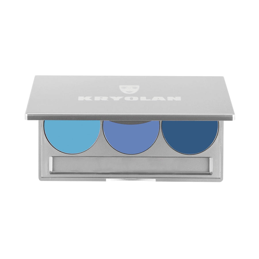 kryolan eye shadow trio set glacier beauty art mexico