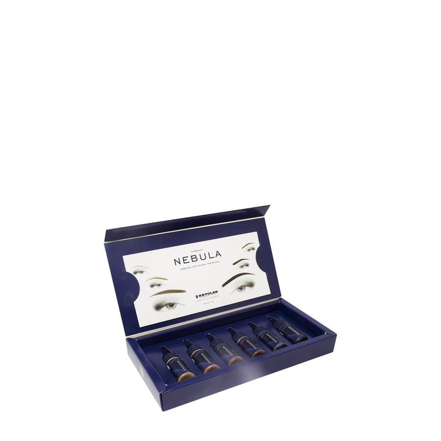 kryolan nebula eyebrows set colors beauty art mexico