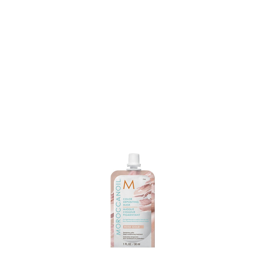 moroccanoil mascarilla con color rose gold beauty art mexico